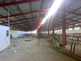 Kars Alacaköy - Ağıl çelik konstrüksiyonu, çelik çatısı imalat ve montaj işleri